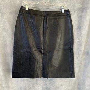 Jacyln Smith Womens size 10, 100% Leather skirt